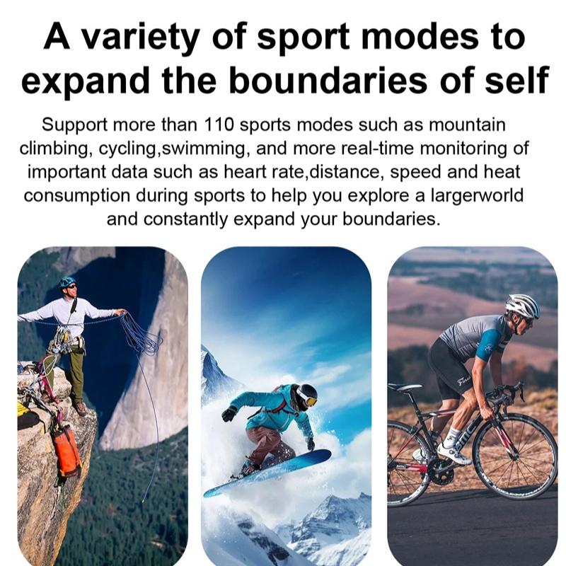 2025 New Military Smart Watch Men 730mAh Large Battery Flashlight AMOLED HD Display 3ATM Waterproof Outdoor Sports Smartwatch