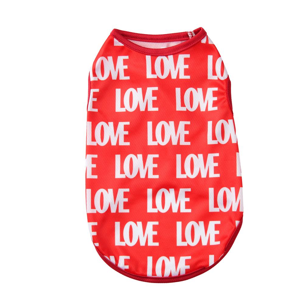 Mesh Pet Dog Clothes Cute Letter Print Puppy Vest For Small Dogs Cats Costume Soft French Bulldog Pullover Festival Dress Up Apparel
