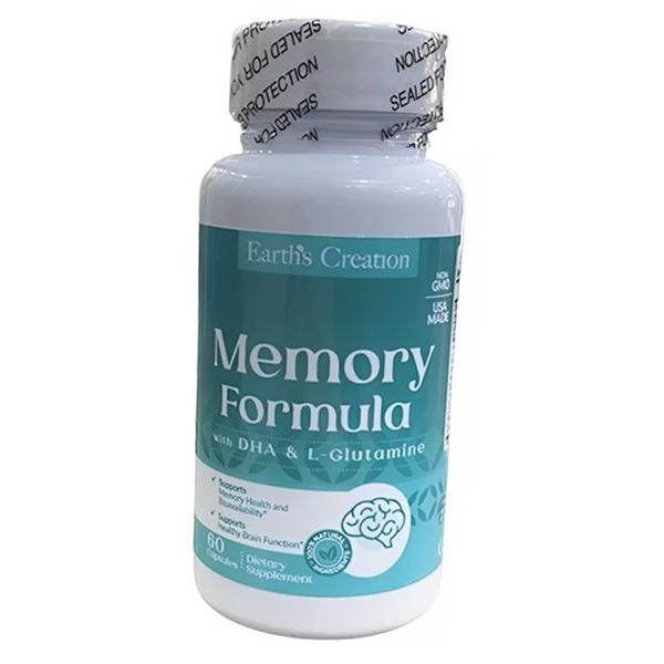 Memory Vitamins, Memory Formula, Earth's Creation 60caps (71604032)