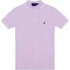 Polo Striped Logo Embroidered Short Sleeve Polo Shirt Men Tops Pink 710898948-003