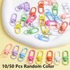 10/50pcs Candy Color Mini Aluminum Alloy Keychain Making Snap Spring Clip Hook Carabiner Buckle Bag Accessories