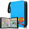Card File Trading Card File 9 Pockets Holds 900 Cards 50 Cards Cover Made of PVC Material Waterproof and Abrasion Resistant Card Binder Portable