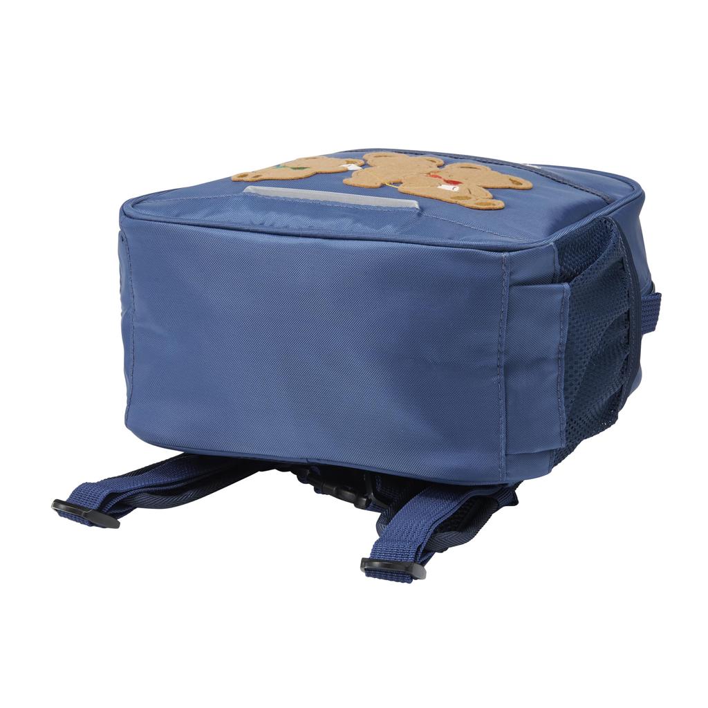 Rucksack Bear Plain Boys Girls Baby Kids Clothes Bag Bag Navy Blue [MIKI HOUSE] 6.5L Children's 10-8212-684
