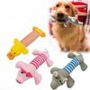 Pet Dog Toys Funny Durable Chew Elephant Duck Pig Toy Squeak Plush Doll for All Puppy Durable Chewing Molar Toy Pets Supplies