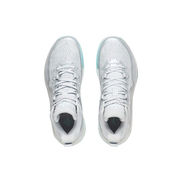 LiNing Blade 3 Glacier Durable Breathable Mid-Top Basketball Shoes Men Basketball Shoes Light-Frost-Blue ABAS089-3