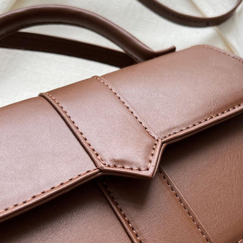 Ins-style High-end Westernized Women's Shoulder Bag Trendy Fashion Retro Portable Small Square Bag with Texture Versatile Small Cross-body Bags