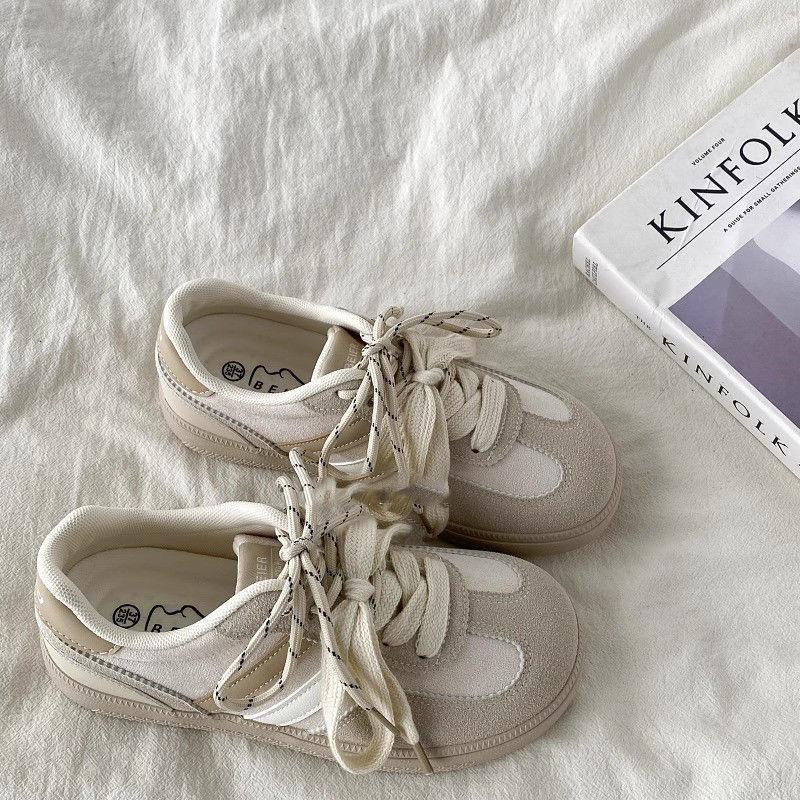 Snow Lauder Purple Niche Design Sense of Moral Training Shoes Women's Students Ugly Cute Board Shoes Retro Casual Sports Shoes Children