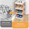 Convenient Folding Organizer Corrosion-resistant Narrow Shoe Organizer Bedroom Accessory Shoe Shelf
