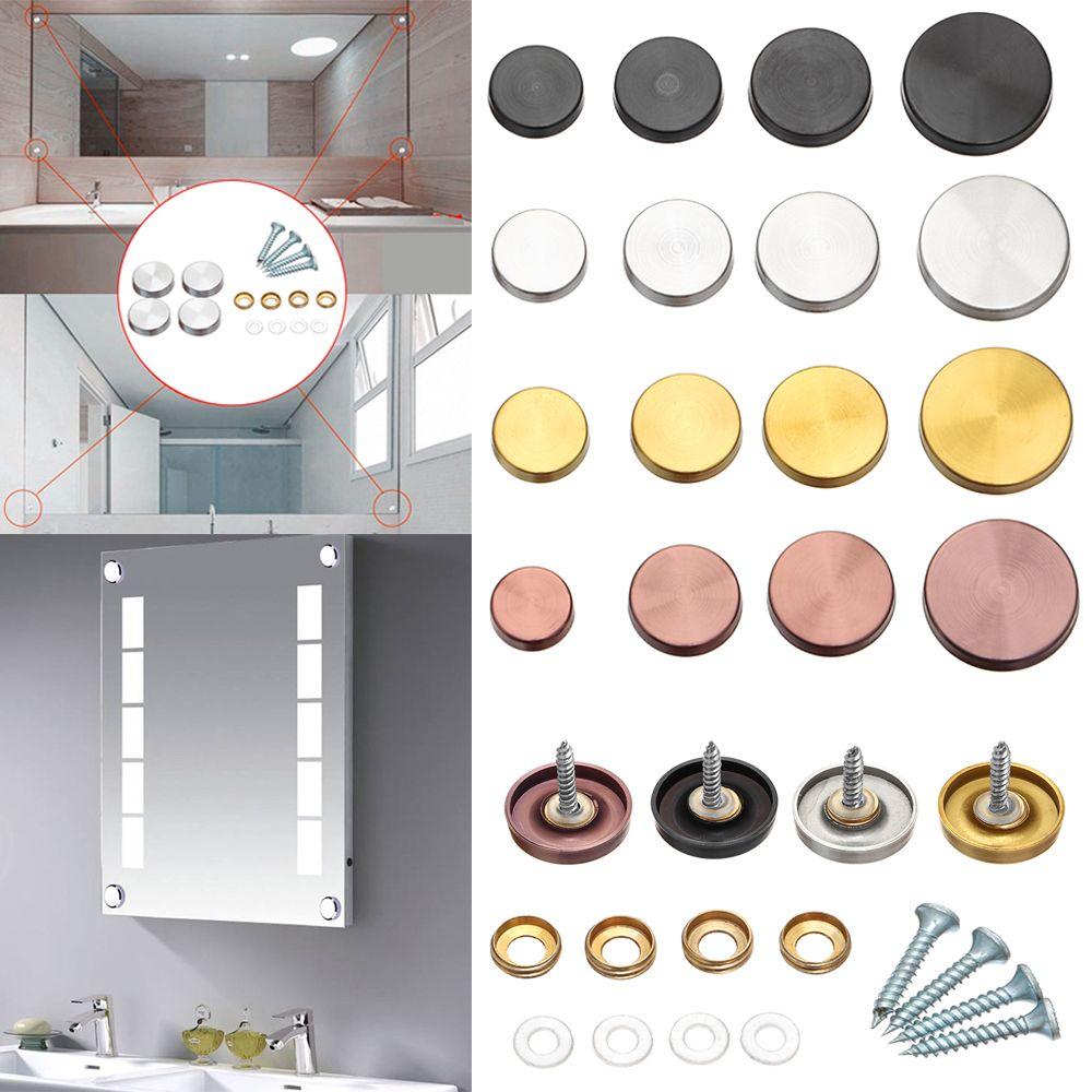 Hardware Decoration Screw Covers Mirror Fasteners Screws Decorative Cap Mirror Fixing Nails