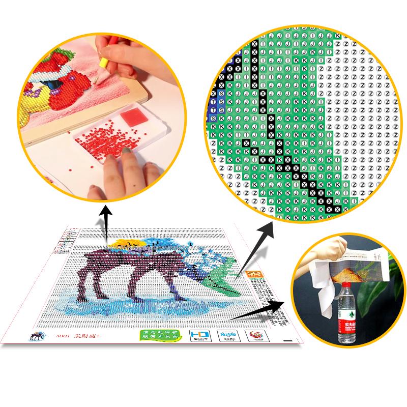 5D DIY Diamond Painting Leopard Embroidery Mosaic Cross Stitch Rhinestone Decoration