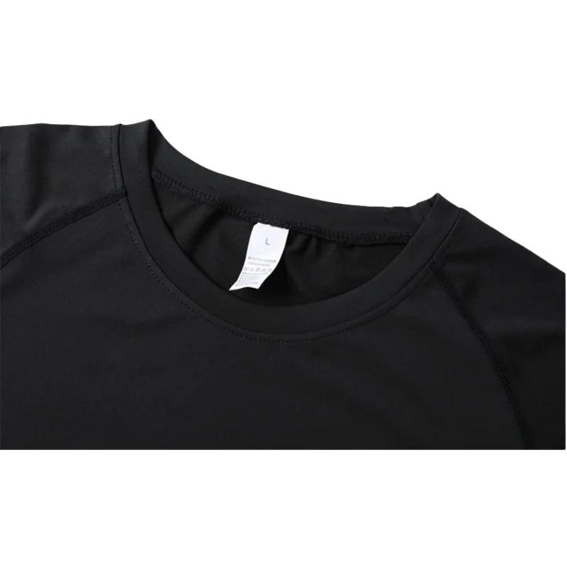 Fitness Sportswear Teenagers Tshirt Bleach Graphic Tops Tight Training Clothes Boys Compression Gym Running Basketball Clothes