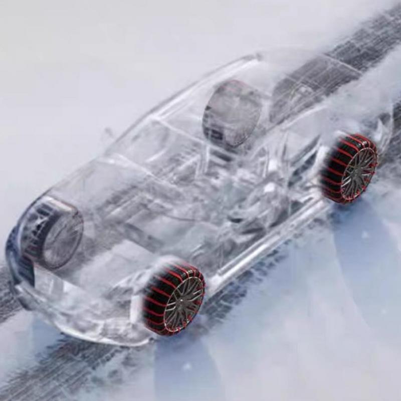 Tire Snow Chains Wheel Traction Chain For Snow Automotive Snow Socks For Tires Snow Traction Device For Winter Accessory