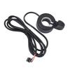 Electric Bike Thumb Throttle Plastic Finger Throttle Accelerator Replacement with SM Connector for WUXING 261ZX Electric Bike Modification