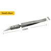 1Pcs Acid Resistant Ceramic Tweezer Reverse Insulation Tweezer Electronic Soldering Tweezers