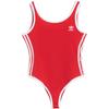 Womens Adicolor 3-Stripes Bodysuit Better Scarlet Women Streetwear JD4632