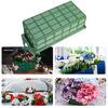 Floral Foam Cage Flower Cage Holder with Foam for Alive/Artificial Flowers Arrangement Wet Floral Foam Blocks for Wedding Birthdays Home Decor