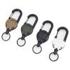 Outdoor Camping Tactical Easy-Pull Telescopic Keychain with Multi-Function Rebound Anti-Lost Wire Rope.