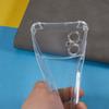Transparent Back Cover for Xiaomi Poco M5 4G Reinforced Corners Anti-drop TPU Phone Case