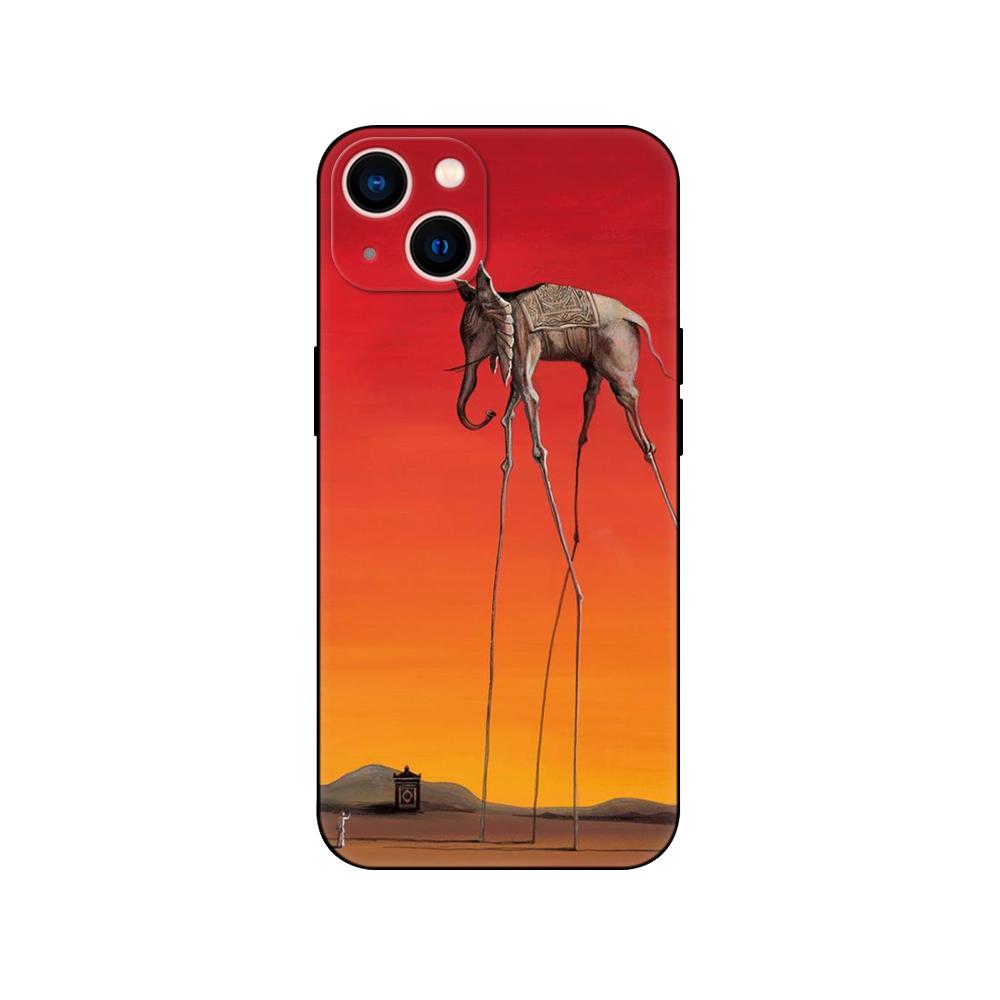Black Tpu Case For Huawei Y9S Y6S Y8S Y5P Y7P Y8P Y5 Lite Prime 2018 Y6 2019 Cover Salvador Dali