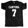 New Arrived Men Fahsion T-shirt Crew Neck Tees Summer CANTONA 7 Many Color Tops Loose Style Unisex Black Tee-shirts Euro Size
