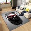 3D Creative Music Cartoon Area Rug Large,Carpet Rug for Living Room Bedroom Sofa Doormat Decoration,kids Play Non-slip Floor Mat