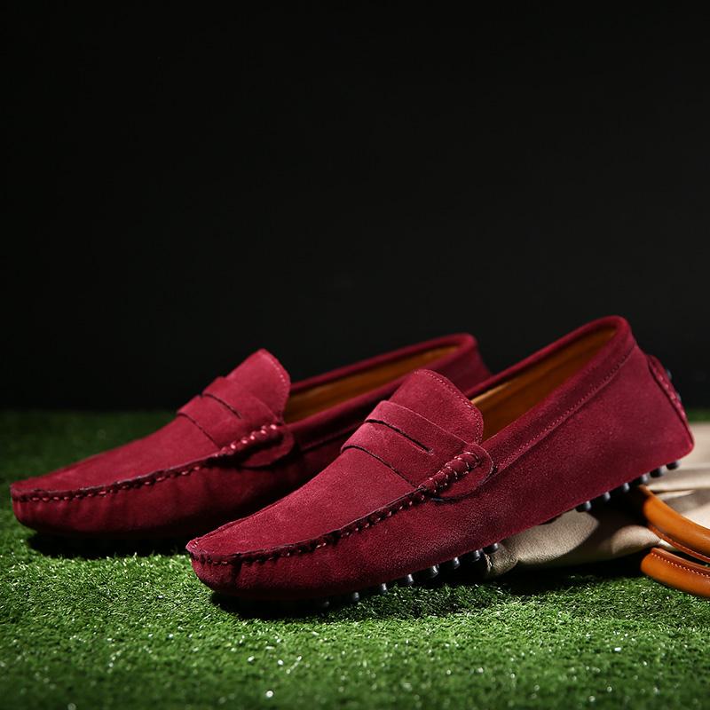 Летняя мужская повседневная обувь, модная мужская обувь, натуральная кожа, мужские лоферы ручной работы, мокасины, мужские туфли без застежек на плоской подошве, мужская обувь для вождения