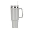 LMETJMA 40oz Mug With Lid and Straw Stainless Steel Vacuum Mug Tumbler Keep Cold and Hot Leak Proof Travel Coffee Mug JT999