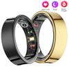 5ATM Waterproof Smart Ring Health Tracker Blood Oxygen Heart Rate Intelligent Finger Ring Stainless Steel For Men Women