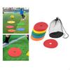 50x Spots Markers Flat Cones Nonslip Floor Hole Soccer Training Field Court for