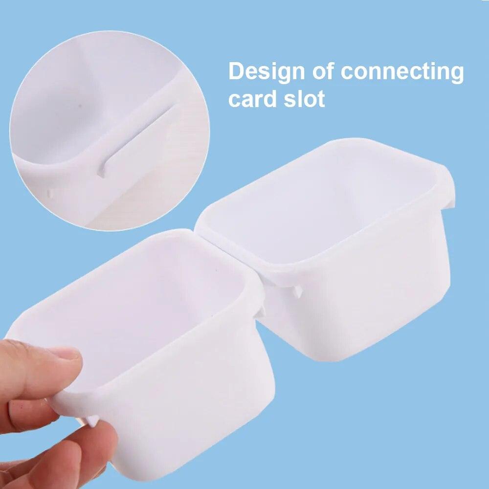 8Pcs/set Adjustable Drawer Organizer Box Trays Makeup Cosmetics Sundries Divider Holder Kitchen Bathroom Closet Jewelry Box