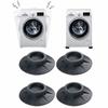 4Pcs Anti Vibration Feet Pads for Washing Machine Rubber Mat Dryer Non-Slip Pad Universal Furniture Leg Pad Floor Protector