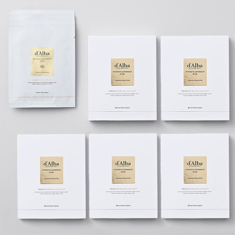 [Dalba] Intensive Lifting Mask Total 20 Sheets (4 Sheets X 5 Boxes)