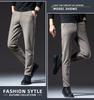 Men's Velvet Winter Pants: High-Grade Woolen, Elastic, Thick, Warm Casual Wear for Dad