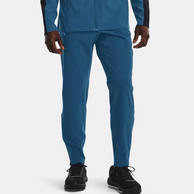 Under Armour Reflective Training Running Tapered Pants Men Pants Blue 1365669-458