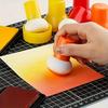 6pcs Ink Applicator Wet Dry Gourd Sponge with Handles Card Making Tool For Scrapbooking