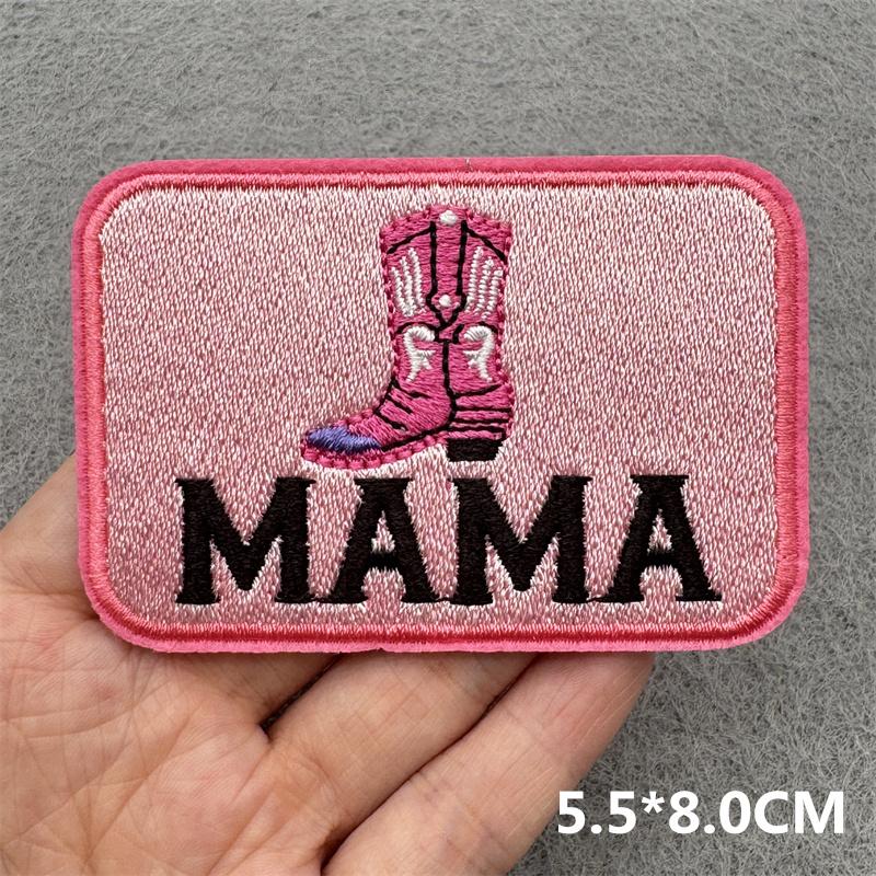 West Cowboys Embroidery Patch Iron On Patches For Clothing Jacket Stickers Letters Patches On Clothes DIY Sewing Applique