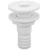 1‑1 8in Boat Through Hull Connection Plastic White Pipe Fitting for Onboard Plumbing System