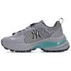 New MLB Curve Runner Abrasion Resistant Breathable Low Top Casual Shoes Unisex Gray 3ARNC035N-50GRS