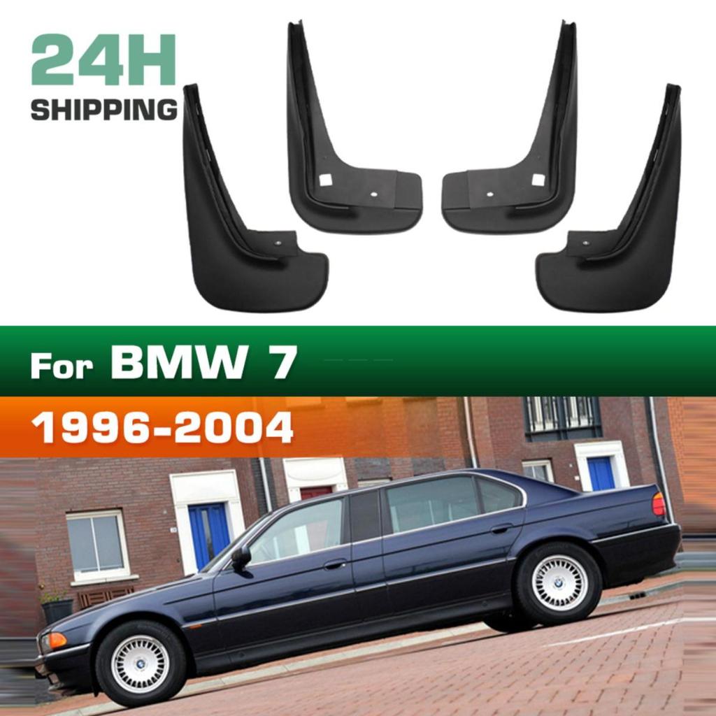 4PCS Car Mud Flaps Splash Guards Mudguards Car Mud Flaps Compatible with Bmw 7 1996 1997 1998 1999 2000 2001 2002 2003 2004