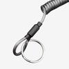 Retractable Elastic Steel Cable Fishing Lure Clamp with Anti-Lost Spring Rope