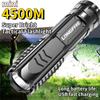 USB Multifunctional Rechargeable Flashlight Outdoor Portable Home Small Flashlight Camping Emergency Light Tactical Release Self-defense Flashlight
