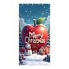 Christmas Door Cover Merry Christmas Backdrop Banner Outdoor Front Porch Door Sign for Holiday Door Wall Home Decor Photo Backgrounds