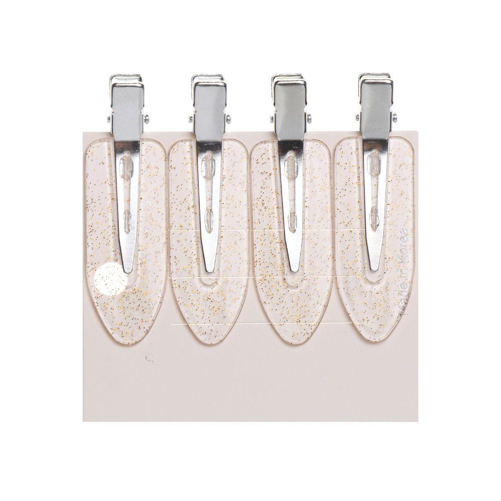 Hairdressing No Mark Candy Color Seamless Hair Clips No Bend Barrettes Bang Clip No Crease Hairpin