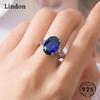 Lindon Classic Zircon Ring Ladies Jewelry Wedding Promise Party Gift
