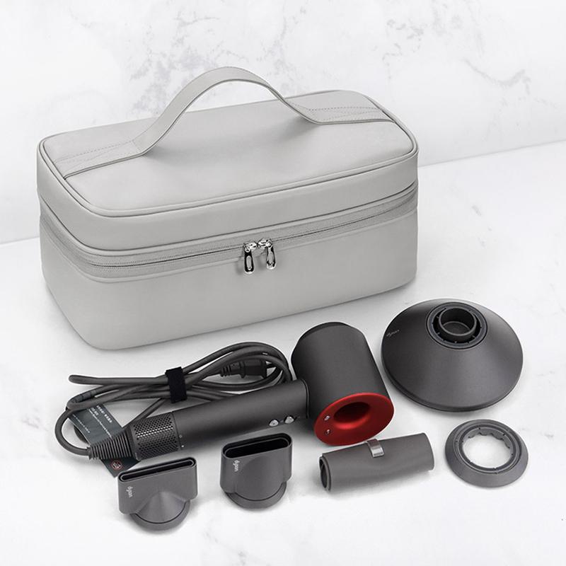 PU Leather Dyson Hair Dryer Bags for Dyson Dryer Multi-functional Storage Bag Dustproof Storage Bag