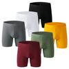 Men's Boxers Briefs Long Leg Underwear Cotton Bottom Sports Underpants Undies Plus Size Panties Male Shorts M L XL XXL 3XL 4XL 5XL 6XL