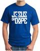 Jesus On Dope Black Unisex T-shirt Cocaine Chrystal Meth Ganja God Gothic Indie House