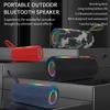 Bluetooth Speaker Portable Outdoor Portable Bass RGB Light Wireless Audio Wholesale