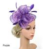 Hat Royal Ascot Race Wedding Fascinator Hats Headwear Cocktail Tea Party Feather Flower Headband