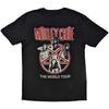 Motley Crue Unisex Adult World Tour Vintage Cotton T-Shirt